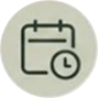 White button with a clock icon on it, indicating that it is a time-switch
