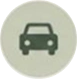 White car icon on a white background, which appears to be a disk brake